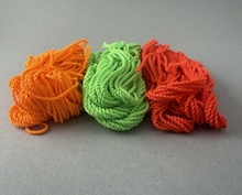 100% polyester string bright orange